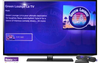 ROKU tv Green Lounge LA